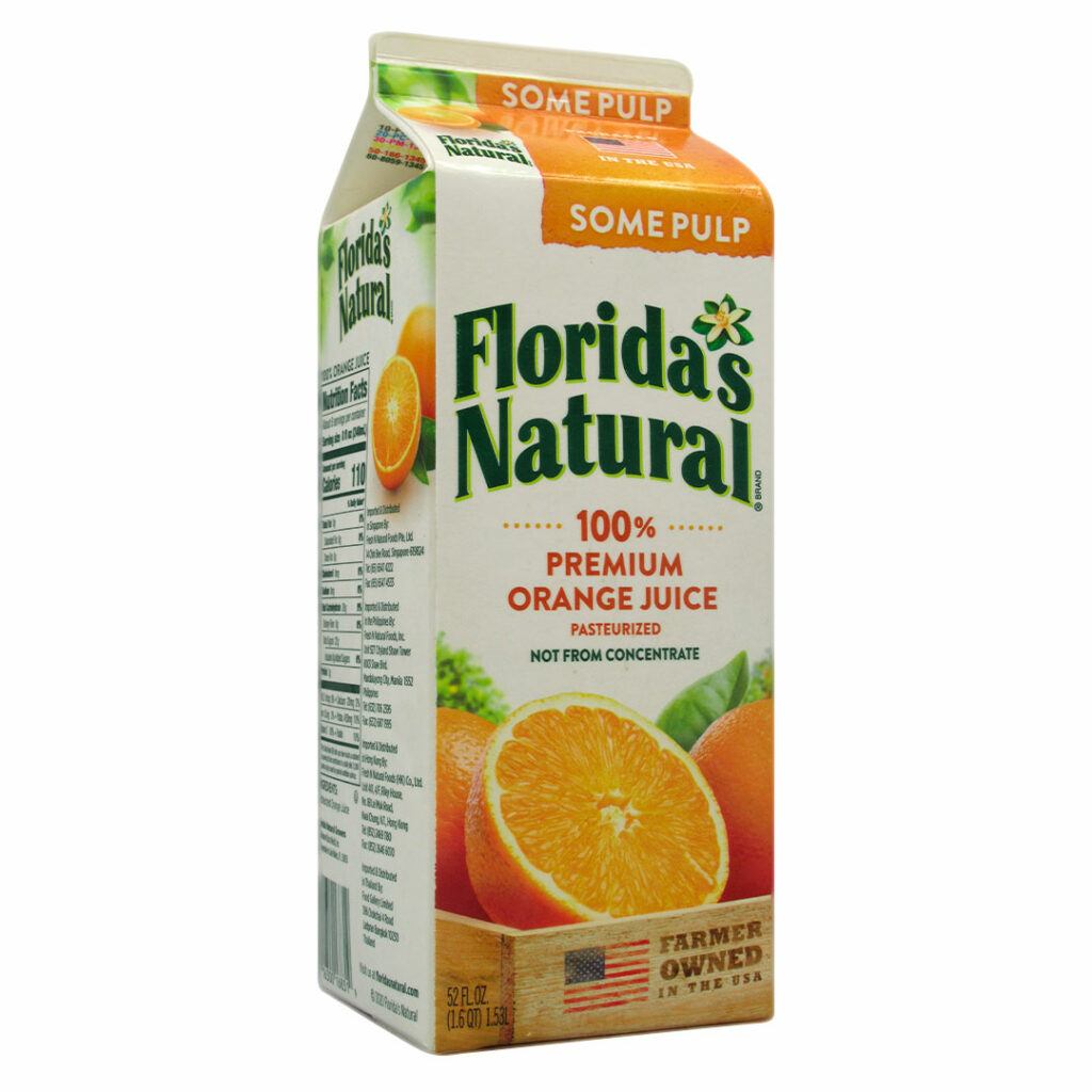 naranja es la fruta característica de Florida