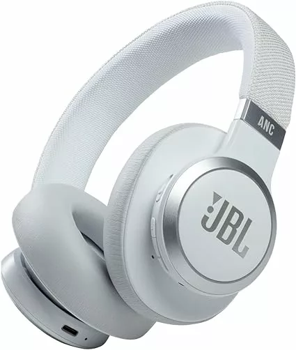 auriculares blancos JBL Live 660NC