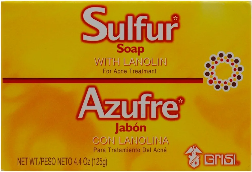 Jabón de Azufre con Lanolina de Grisi