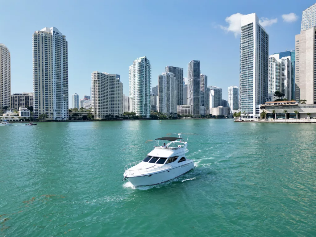  fiesta en un yate en Miami